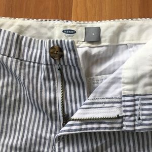 Old navy blue stripped shorts